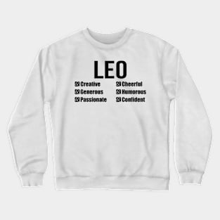 LEO Horoscope Crewneck Sweatshirt